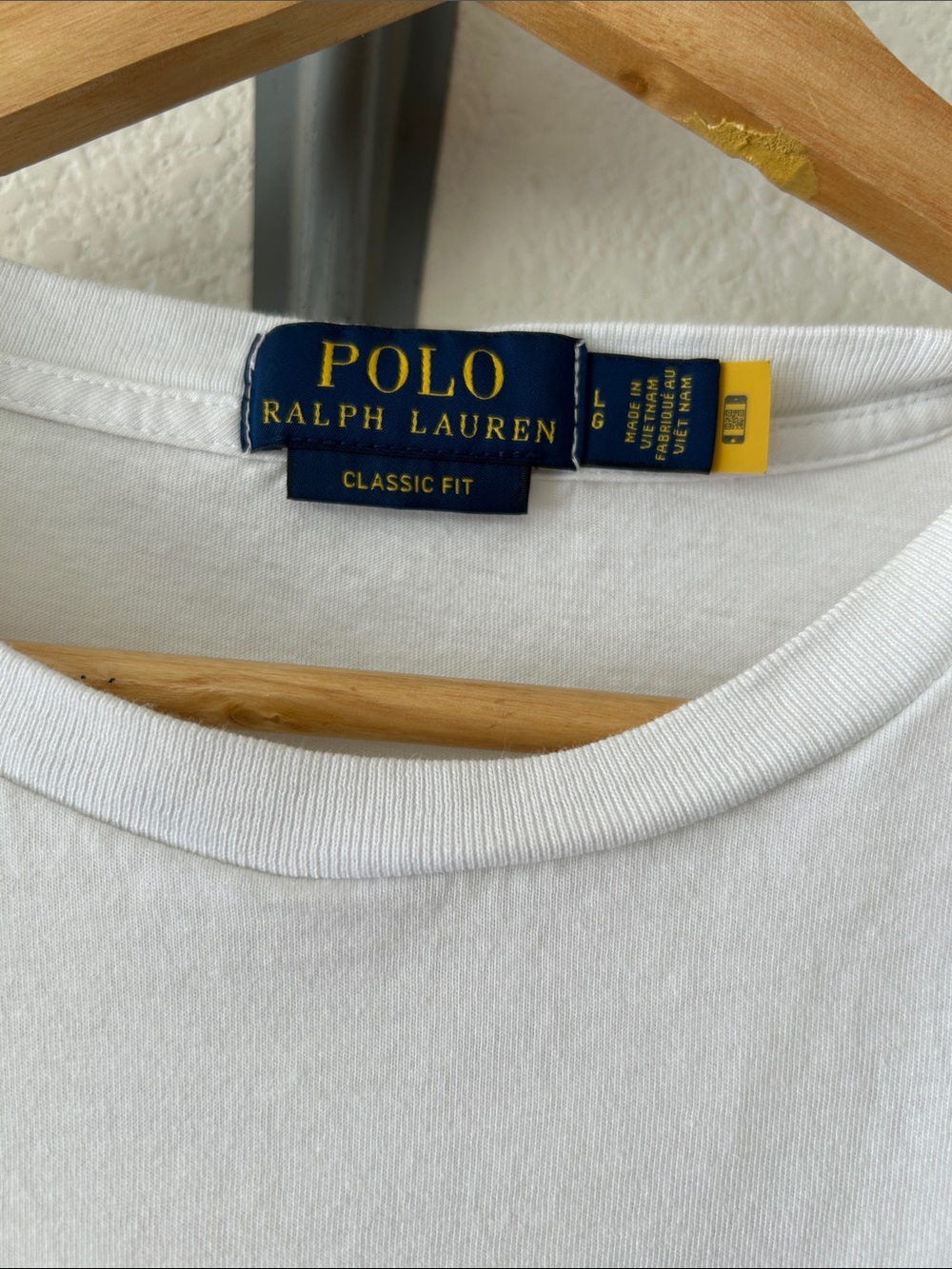 Polo by Ralph Lauren Men's White Short-Sleeve Tee with Green Logo L - Picture 3 of 5